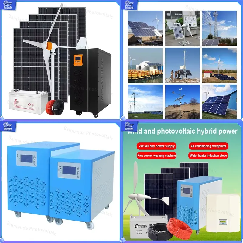 Wind Solar Hybrid Kit - System hybrydowy generatora wiatrowo-słonecznego 3KW 5KW