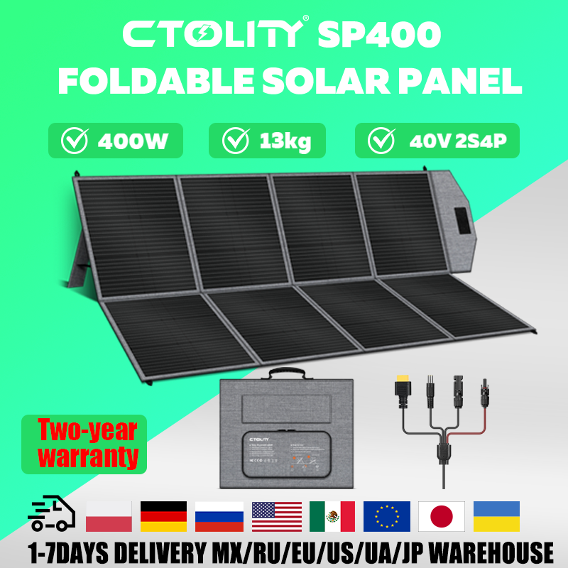 Rv Solar Kit 400W - CTOLITY 400W Przenośny Panel Słoneczny SP400