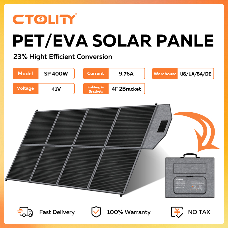 Rv Solar Kit 400W - CTOLITY 400W Przenośny Zestaw Solarny Kompletny