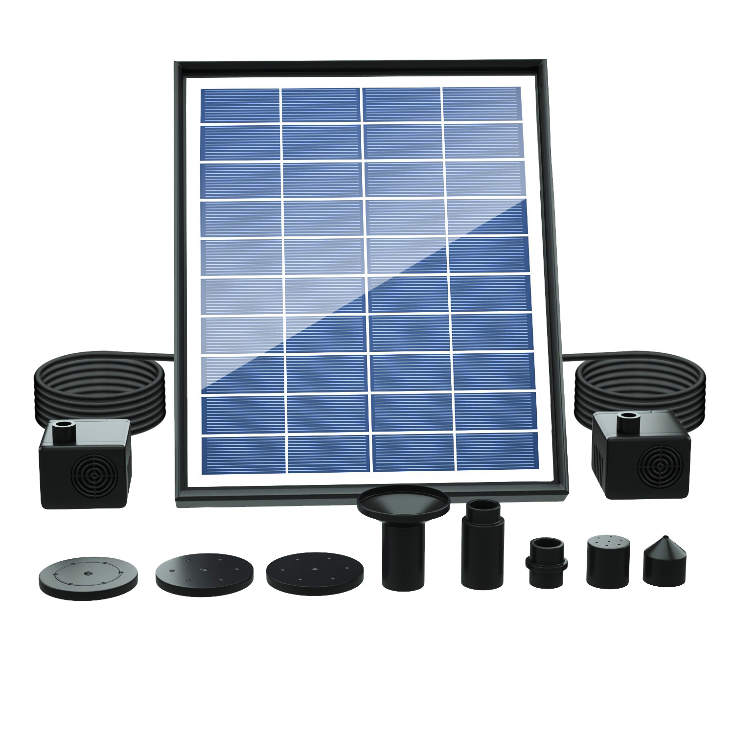 Solar Water Pump - Fontanna solarna, pompa do fontanny solarnej