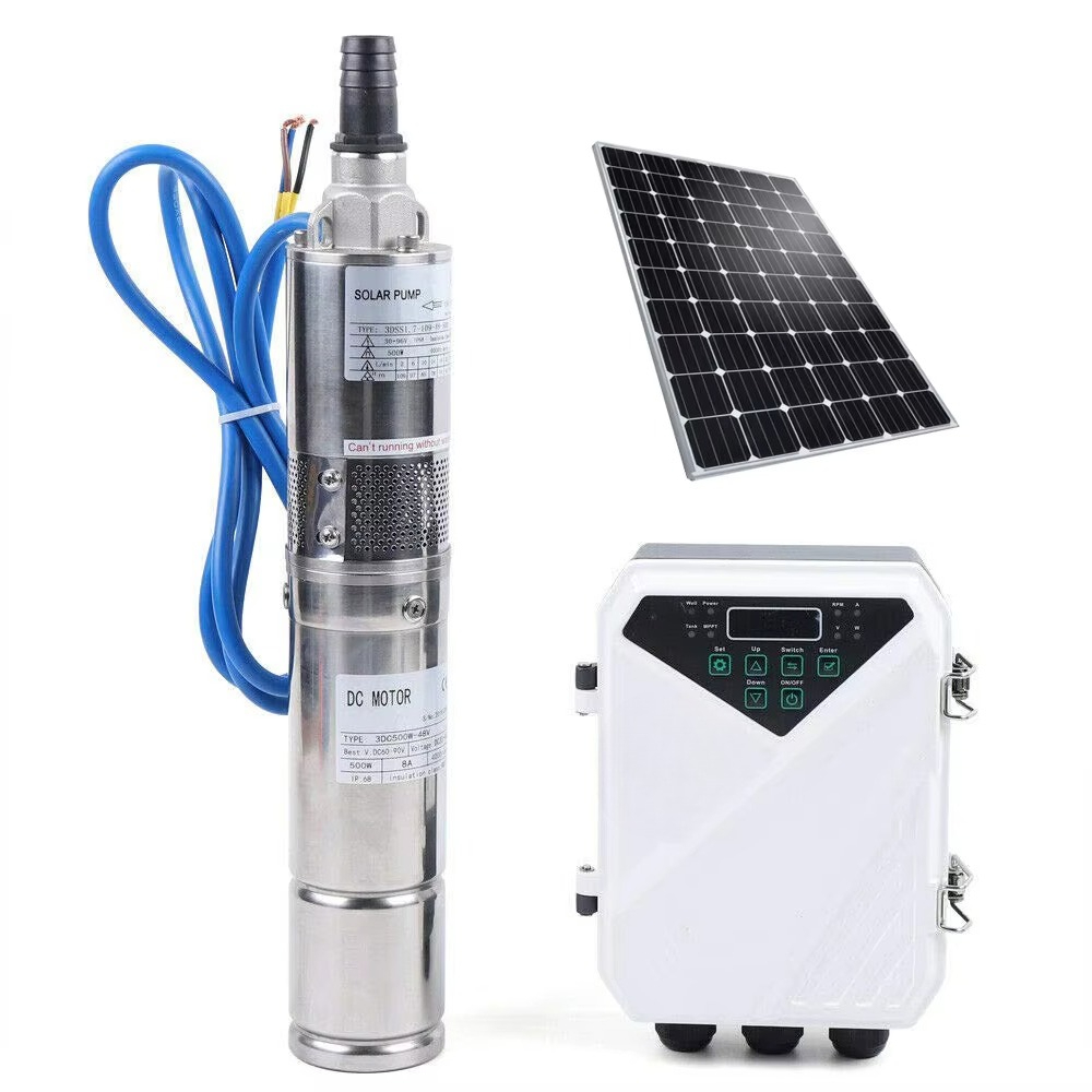 Solar Water Pump - Pompa głębinowa solarna DC wysokociśnieniowa 48V