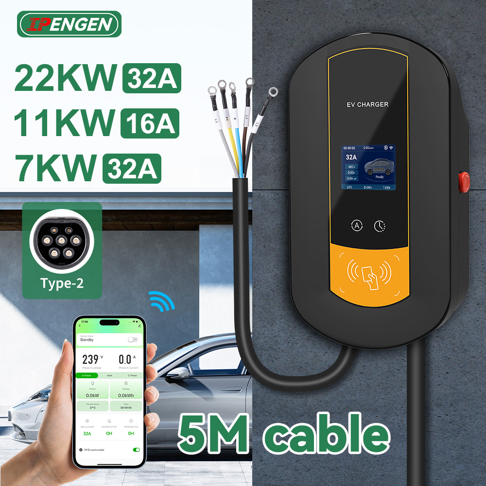 Ev Charger Wallbox - Stacja ładowania pojazdów elektrycznych IPENGEN Typ