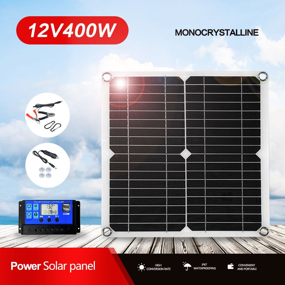 Rv Solar Kit 400W - 400W zestaw paneli słonecznych kompletne podwójne