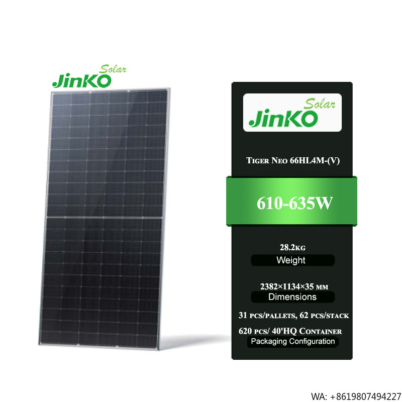 Jinko Solar Panel N-Type - Panel słoneczny Jinko Tiger Neo 66HL4M-(V)