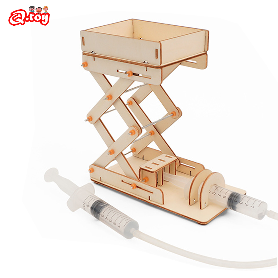 Renewable Energy Model - Model hydraulicznej platformy podnoszącej DIY Technologia