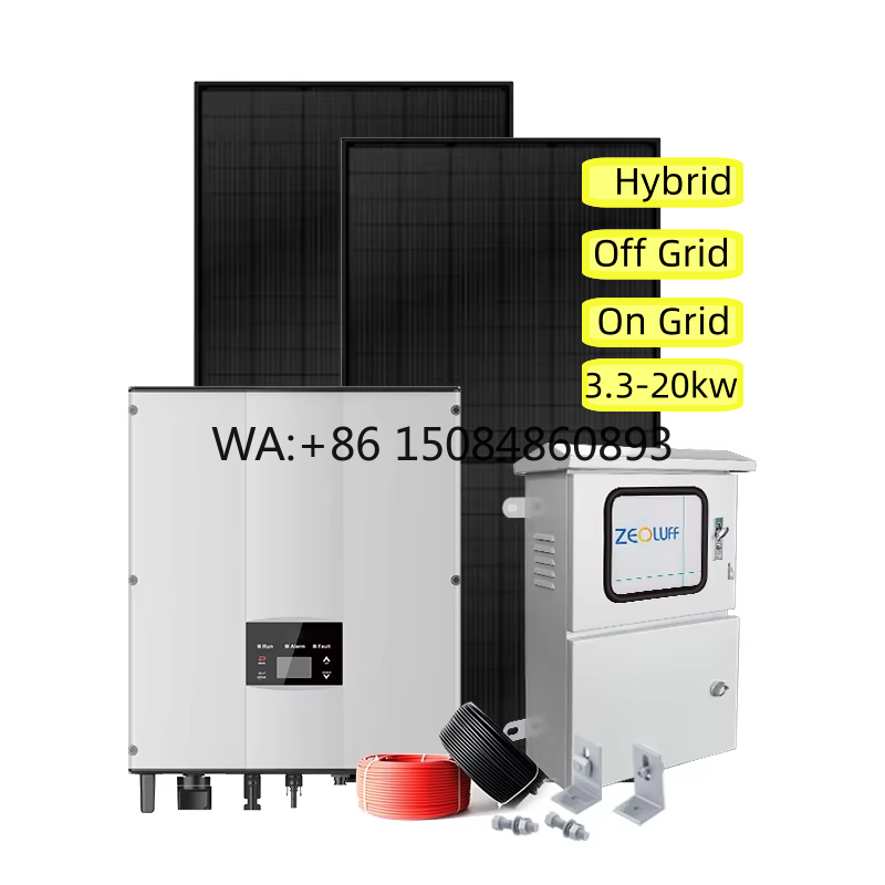 Wind Solar Hybrid Kit - Różne zestawy fotowoltaiczne 4kW z baterią,