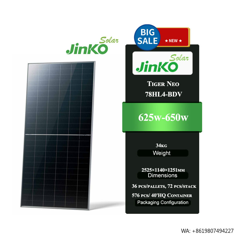 Jinko Solar Panel N-Type - Panel słoneczny Jinko Tiger Neo 78HL4-BDV