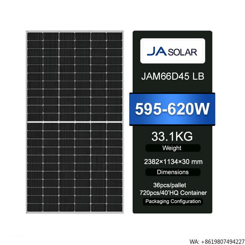 Jinko Solar Panel N-Type - Niskie MOQ Panele Słoneczne JA Solar