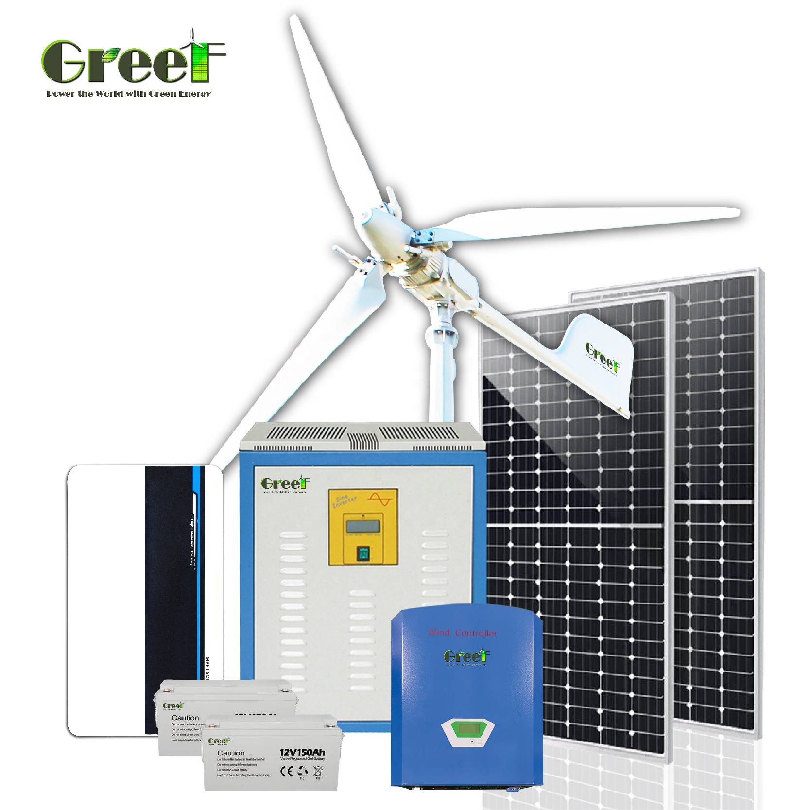 Kompletny zestaw paneli wiatro – Wind Solar Hybrid Kit recenzja i cena
