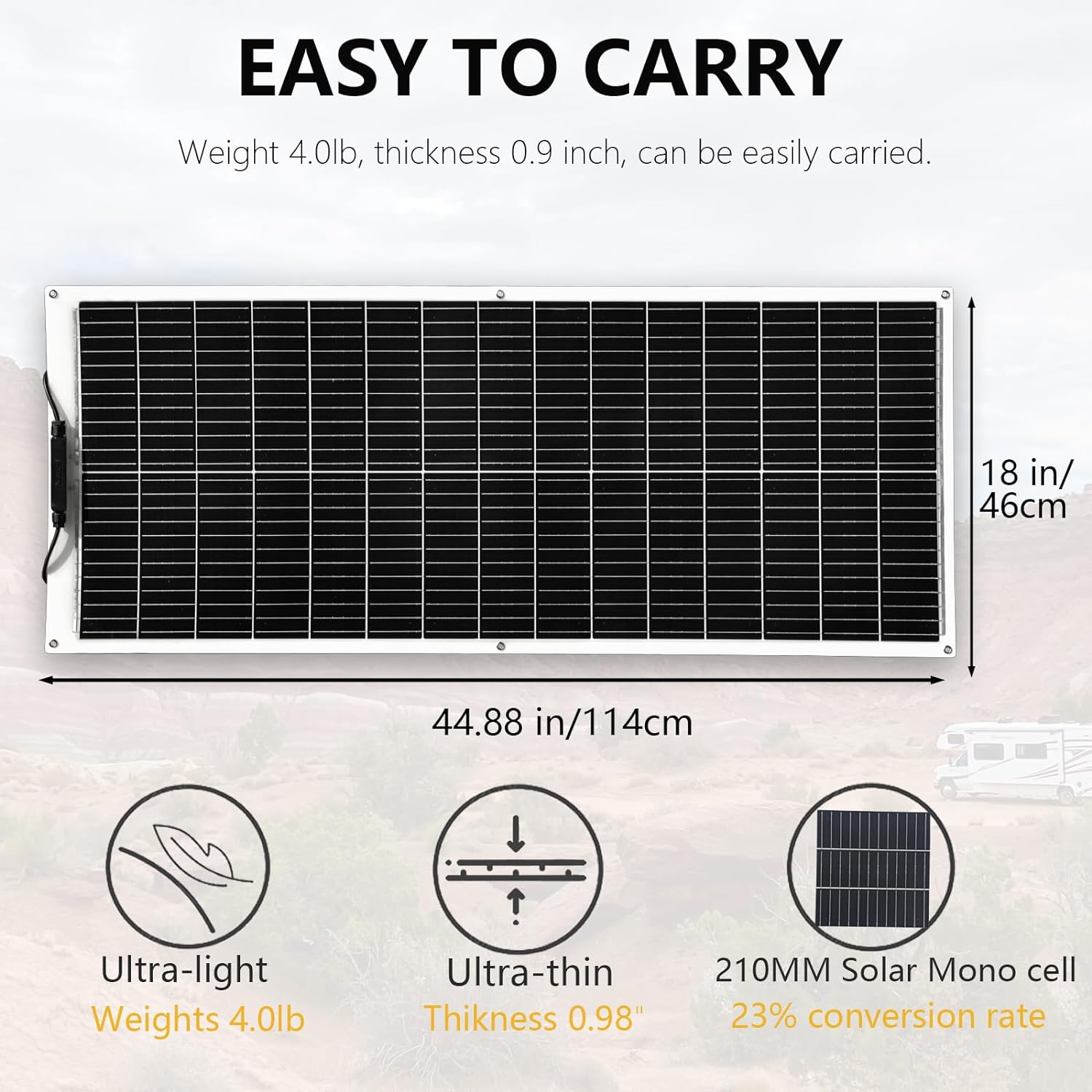 500W 400W 200W 100W Zestaw ela – Rv Solar Kit 400W recenzja i cena
