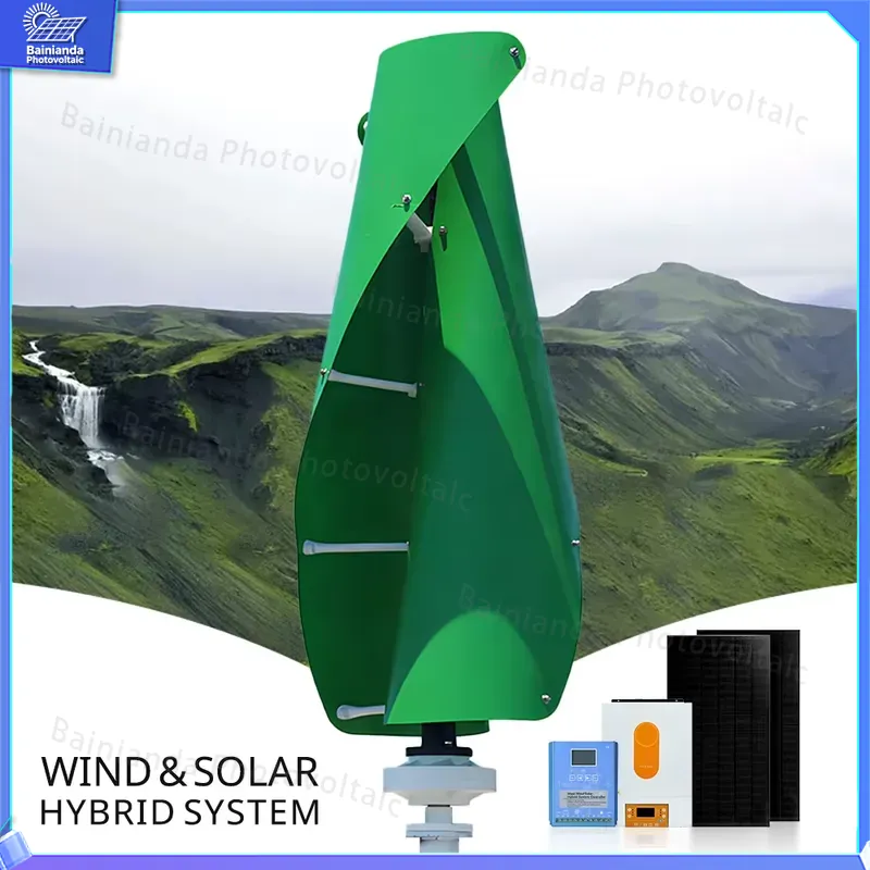 System hybrydowy solarno-wiatr – Wind Solar Hybrid Kit recenzja i cena