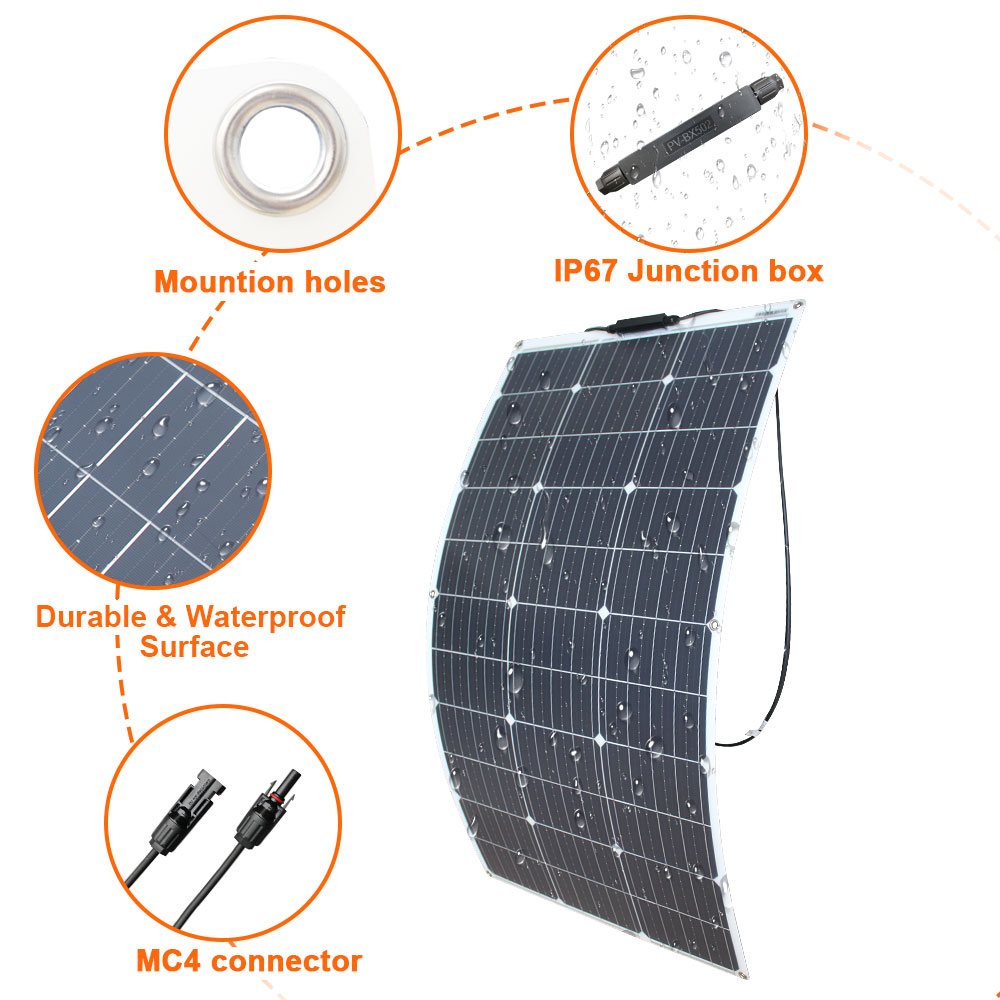 Zestaw paneli słonecznych 100W – Rv Solar Kit 400W recenzja i cena