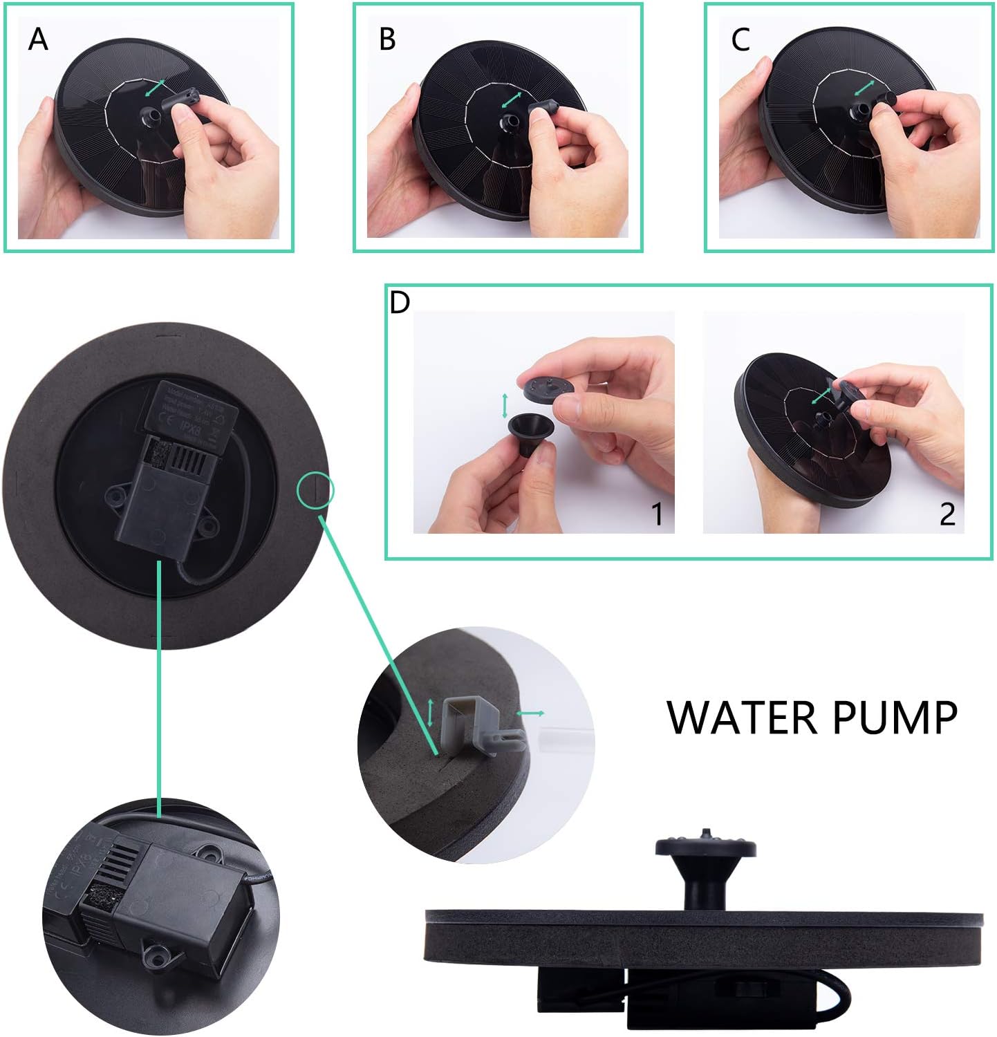Pompa solarna do fontanny wodn – Solar Water Pump recenzja i cena